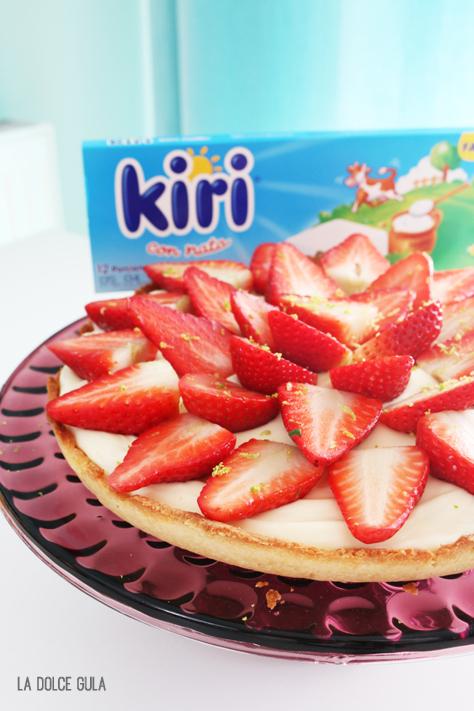 © La Dolce Gula Tarta de queso y fresas ©