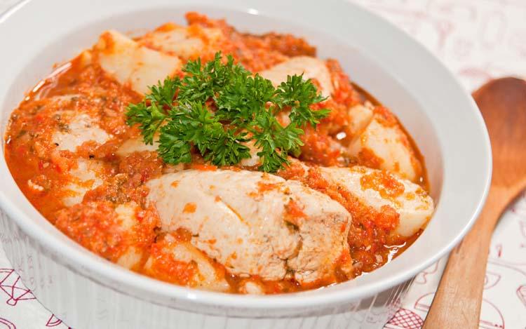 receta de estofado de pollo con papas