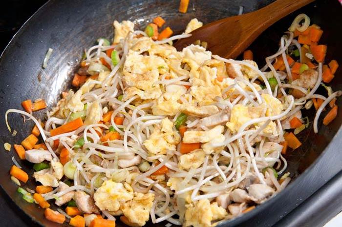 haciendo arroz chino