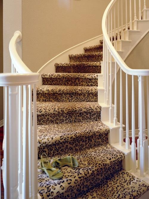 escaleras leopardo