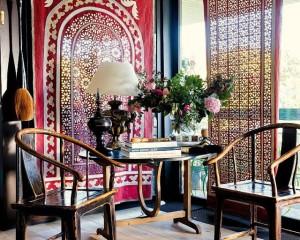 Decoración con telas