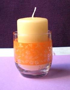 Vaso de Nocilla decorado por Victorio y Lucchino