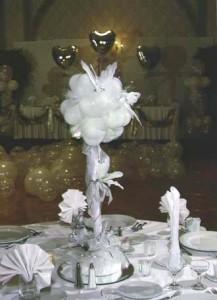 Globos como centro de mesaGlobos como centro de mesa