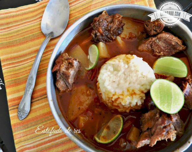 estofado de res