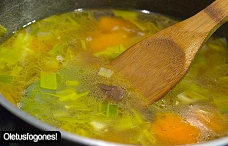 Puré de calabaza al jamón