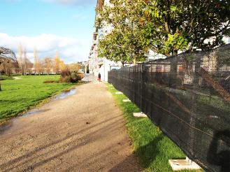 Obras en el parque de Galeras.