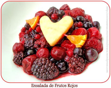Ensalada de frutos rojos 2
