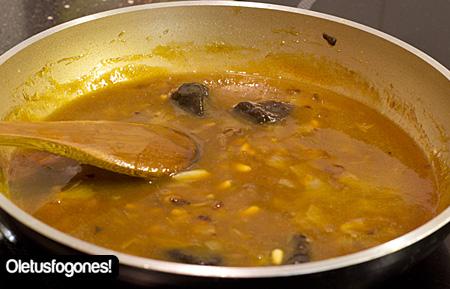 Solomillo de cerdo al vermut y naranja