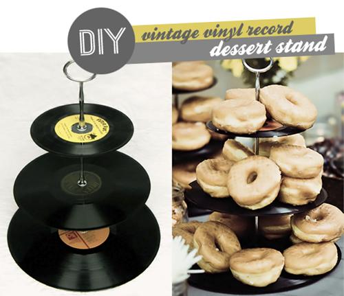 vintage_vinyl_record_cakestand
