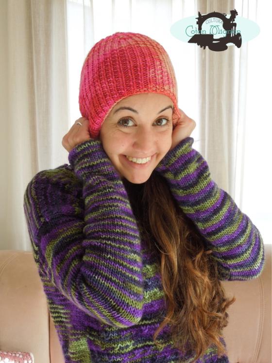 Gorro Lana Rosa cultura coton mignon