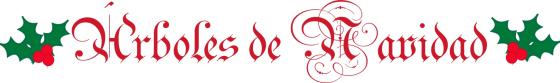 titulo arboles de navidad