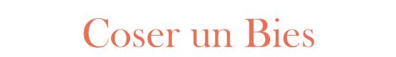 título coser un bies