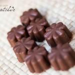 Bombones de chocolate con leche y praliné…