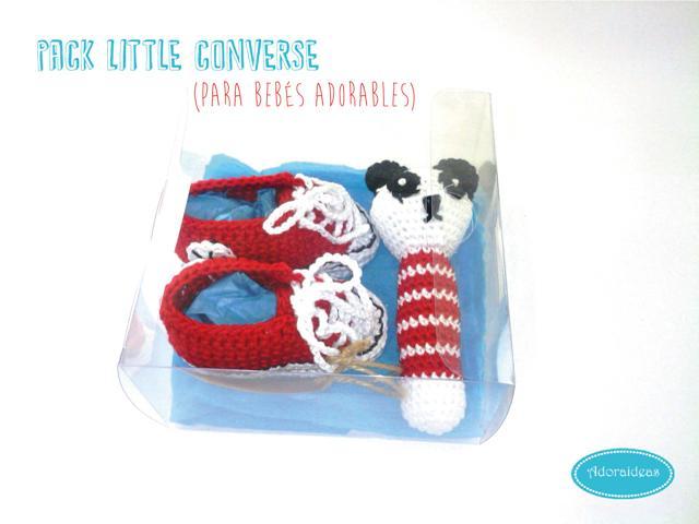 pack-converse-rojas-patucos-bebe-sonajero-ganchillo-adoraideas-2