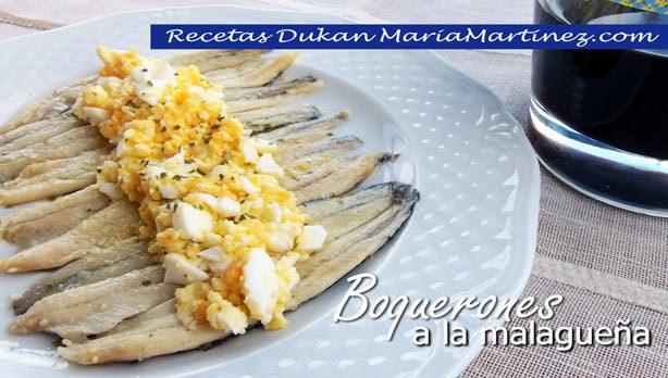 Boquerones Dukan en Vinagre a la malagueña (receta rápida)