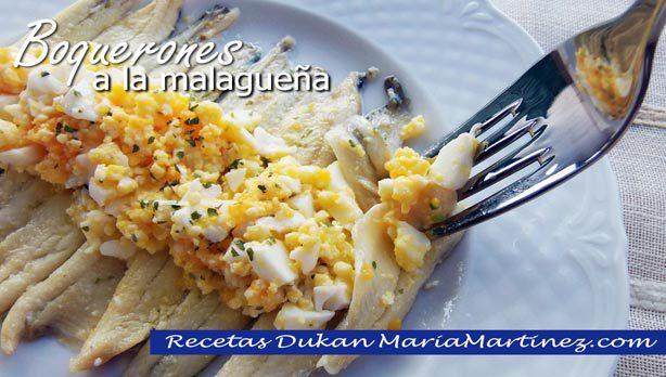 Boquerones Dukan en vinagre a la malagueña (receta rápida)