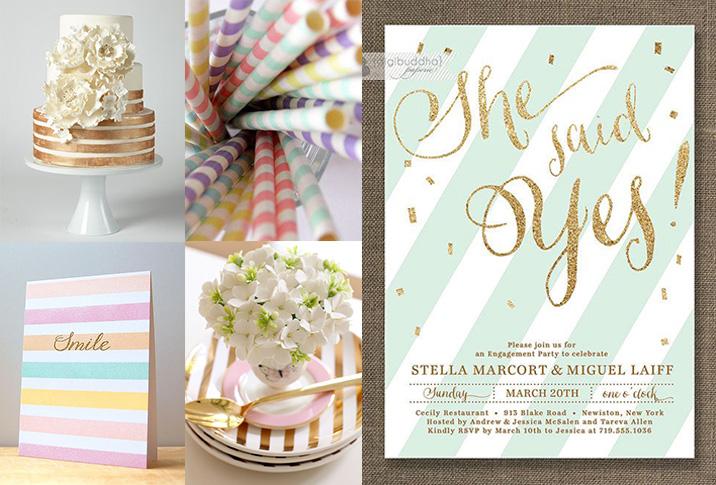 Fiesta rayas en tonos pastel All Lovely Party