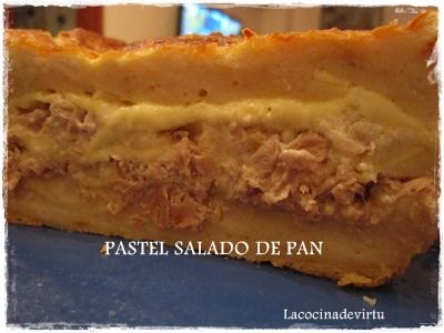 Pastel salado de pan