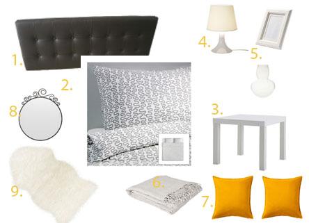 Panel de dormitorio- low-cost
