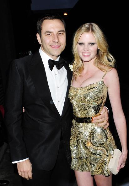 Vestido para la fiesta elegido por Lara Stone para su boda