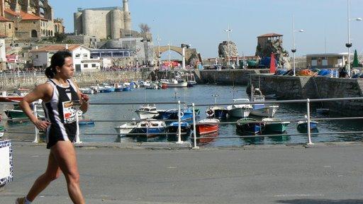 Àngels en plena competición.