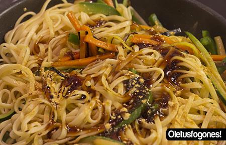 Tallarines tres delicias