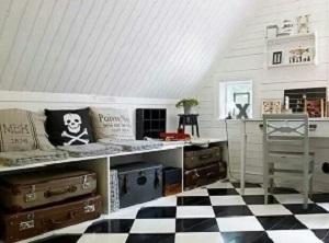 decoracion con maletas antiguas 1