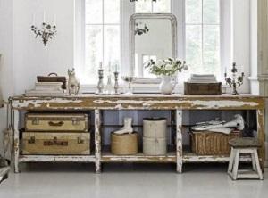 decoracion con maletas antiguas 2