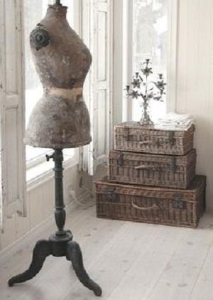 decoracion con maletas antiguas 9