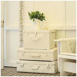 decorar con maletas antiguas 11