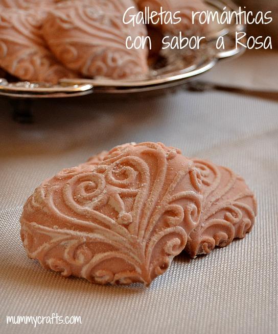Receta de galletas románticas con sabor a rosas