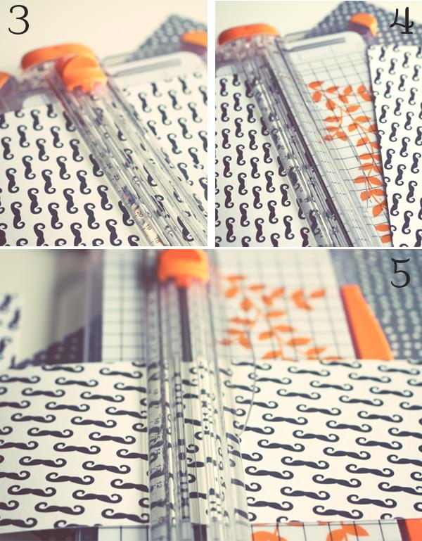 Cortar con la cizalla para papel