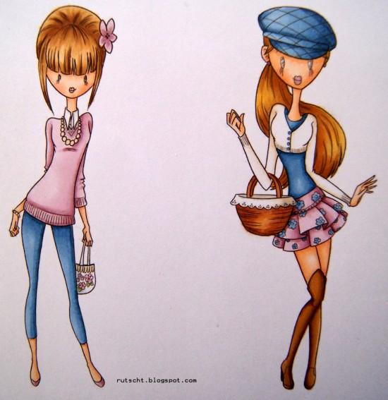 Tutorial rotuladores Copic con sellos digitales por Cristina Valenzuela