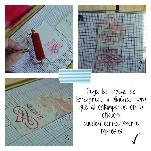 Cómo hacer etiquetas con letterpress paso a paso