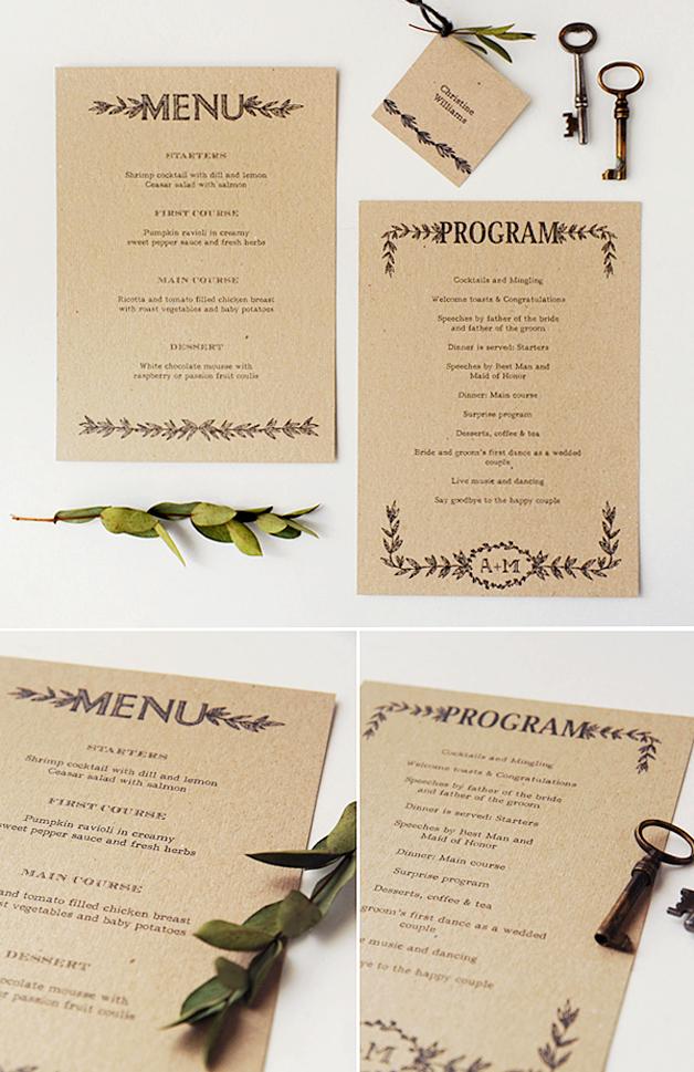 Libre para imprimir rústico privado y papelería invitación de la boda | mejor día