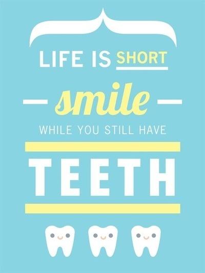 Smile while you hace teeth, Pinterest