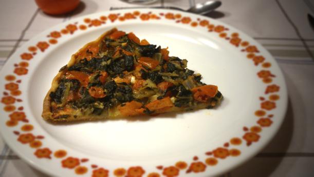 Coca rápida de acelgas