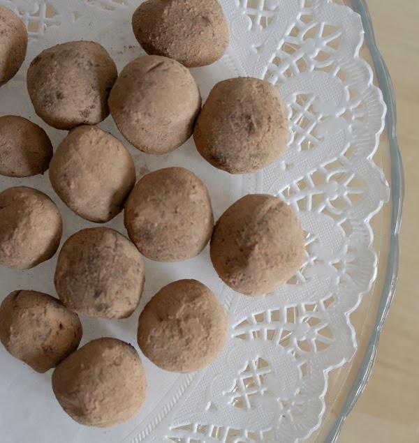 las trufas de chocolate de mama