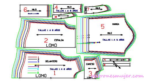 camisa niño cuello mao-patronesmujer