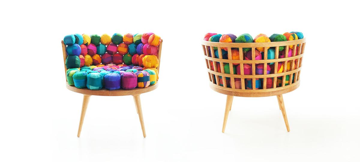 adoraideas, seda reciclada, artesania,decoracion