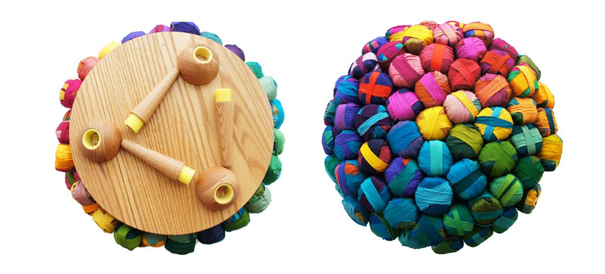 adoraideas, seda reciclada, artesania,decoracion