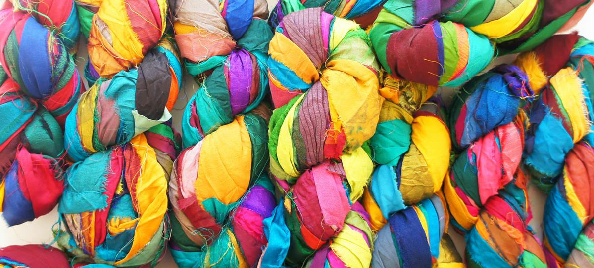 adoraideas, seda reciclada, artesania,decoracion