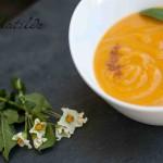 Crema o pure de calabaza, y sus pipas