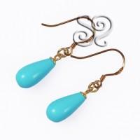 Kit de pendientes turquesa