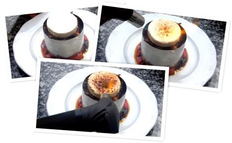 Ensalada Templada de Setas, piquillos y rulo de cabra 5