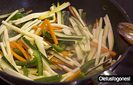 Tallarines tres delicias