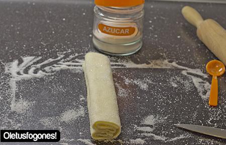 Palmeritas de chocolate y coco