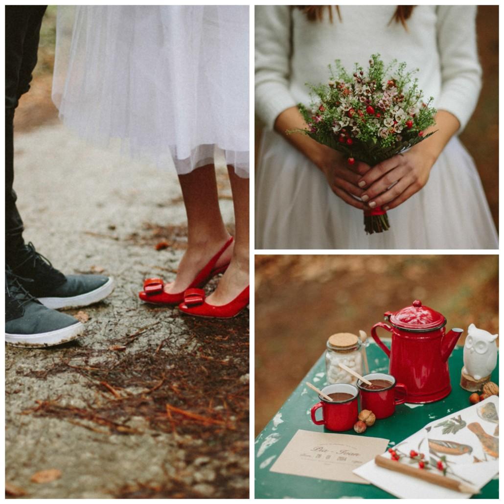 boda-rojo-bosque
