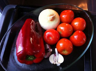 La verduras cubiertas de AOVE