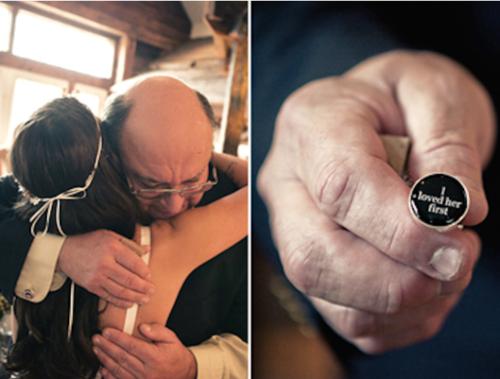 gemelos para el padre de la novia